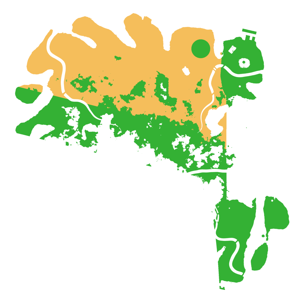Biome Rust Map: Procedural Map, Size: 4250, Seed: 852613839