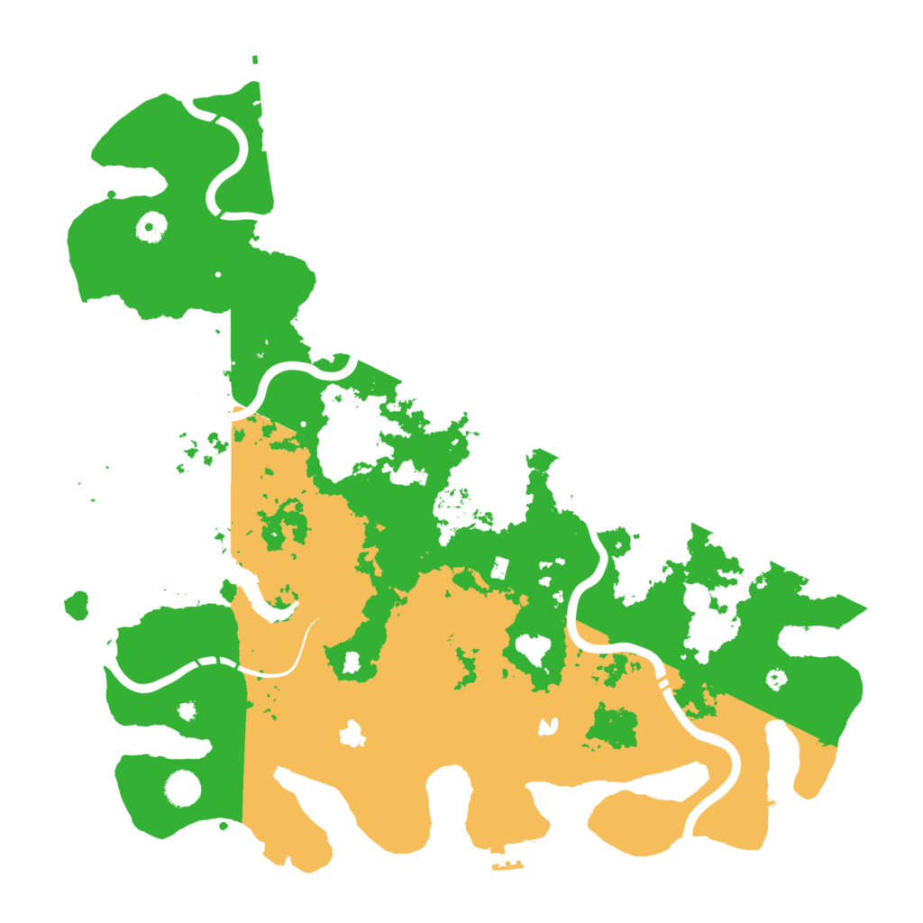 Biome Rust Map: Procedural Map, Size: 4500, Seed: 670484145