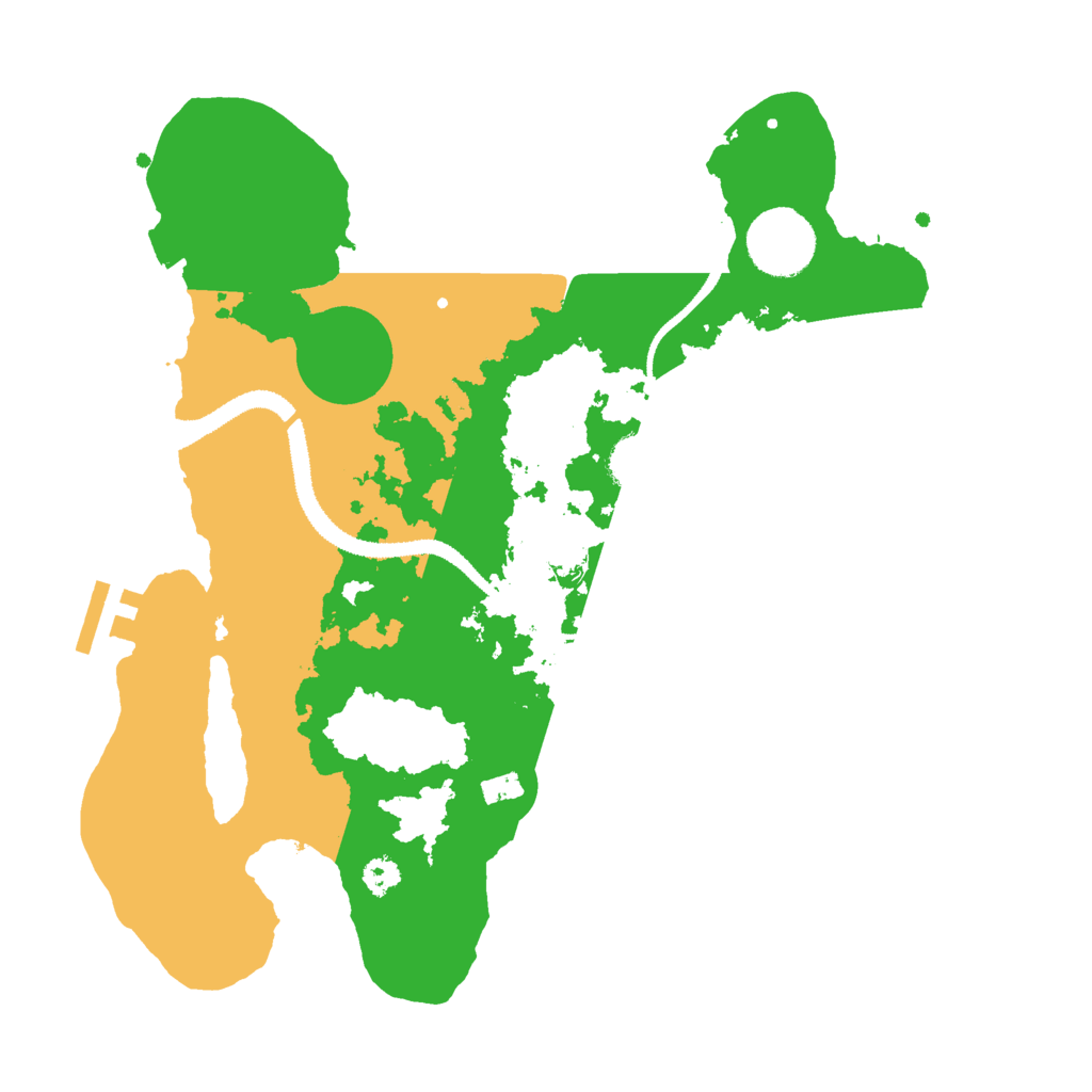 Biome Rust Map: Procedural Map, Size: 3000, Seed: 899656818