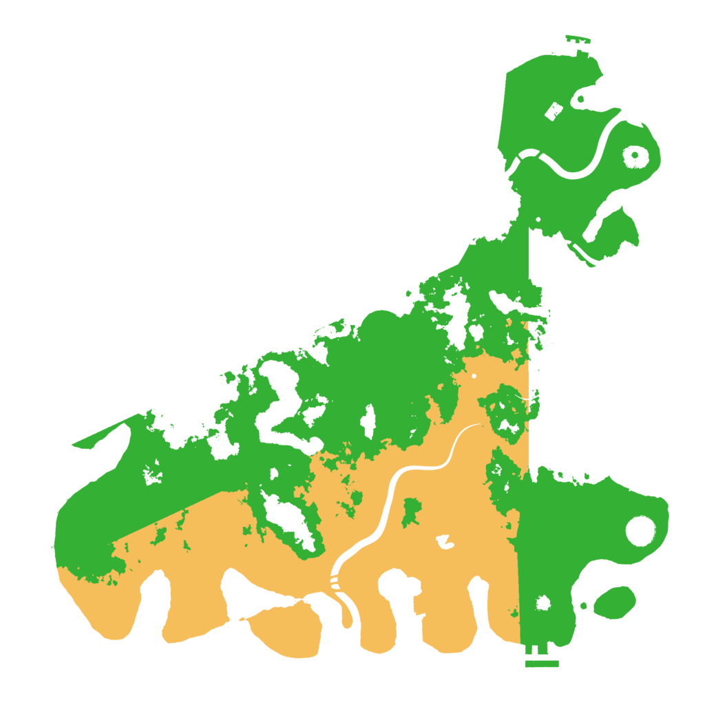 Biome Rust Map: Procedural Map, Size: 4250, Seed: 1105322774