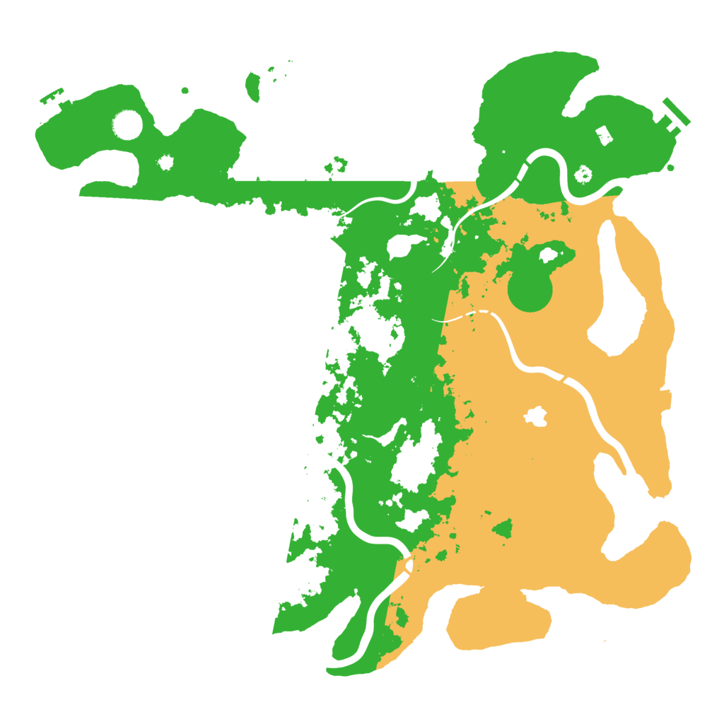 Biome Rust Map: Procedural Map, Size: 4250, Seed: 1309914398