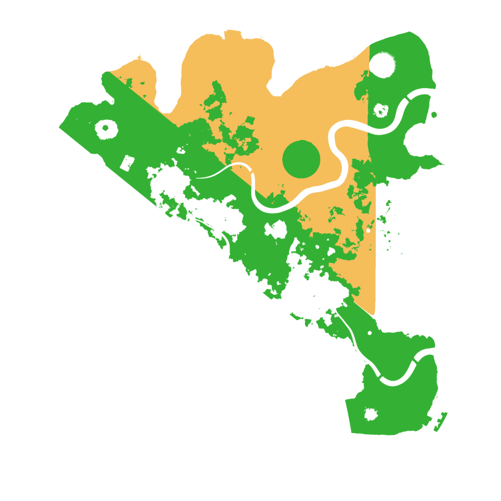 Biome Rust Map: Procedural Map, Size: 3500, Seed: 1983008292
