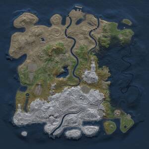 Thumbnail Rust Map: Procedural Map, Size: 4250, Seed: 1565570913, 14 Monuments