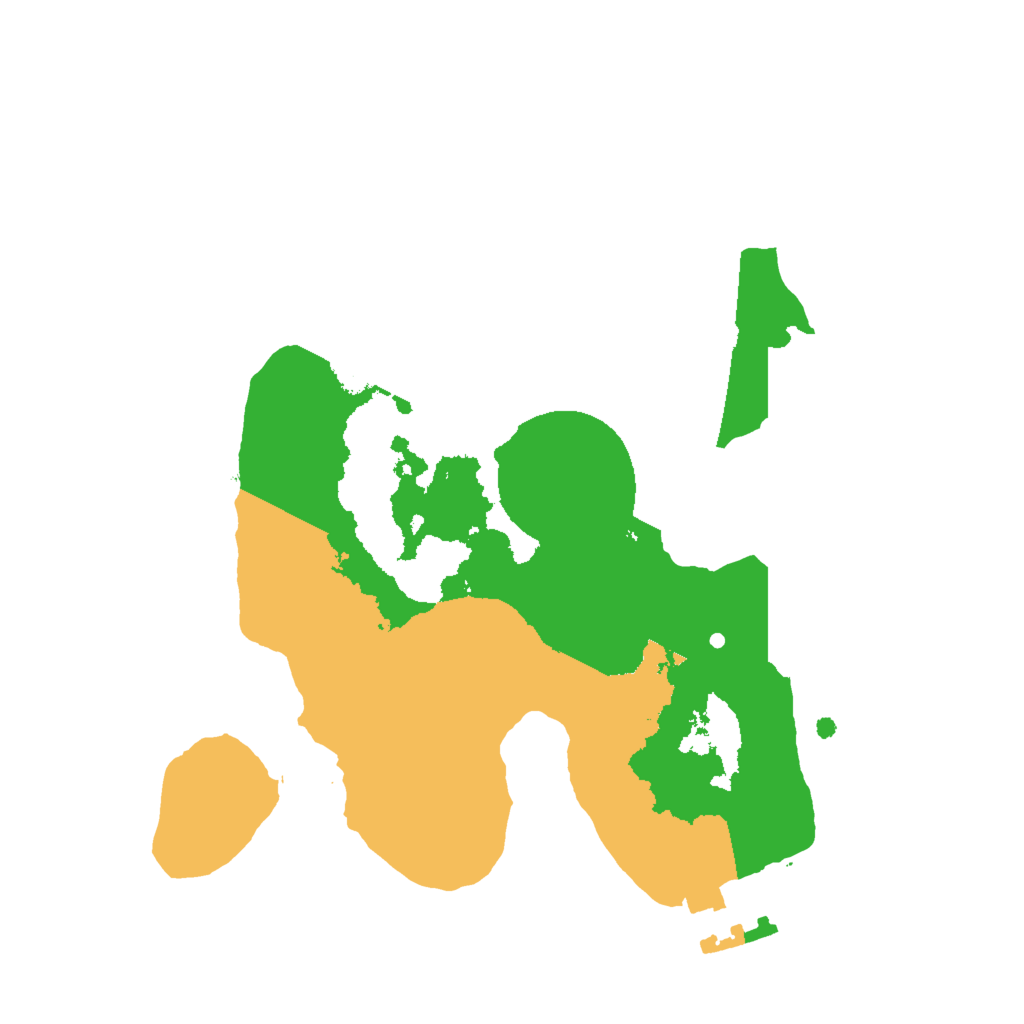 Biome Rust Map: Procedural Map, Size: 2000, Seed: 135353400