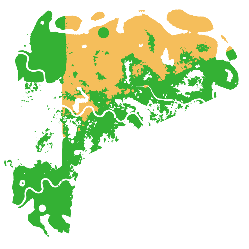 Biome Rust Map: Procedural Map, Size: 6000, Seed: 223569151