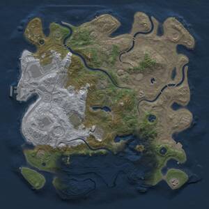 Thumbnail Rust Map: Procedural Map, Size: 4275, Seed: 5423757, 16 Monuments