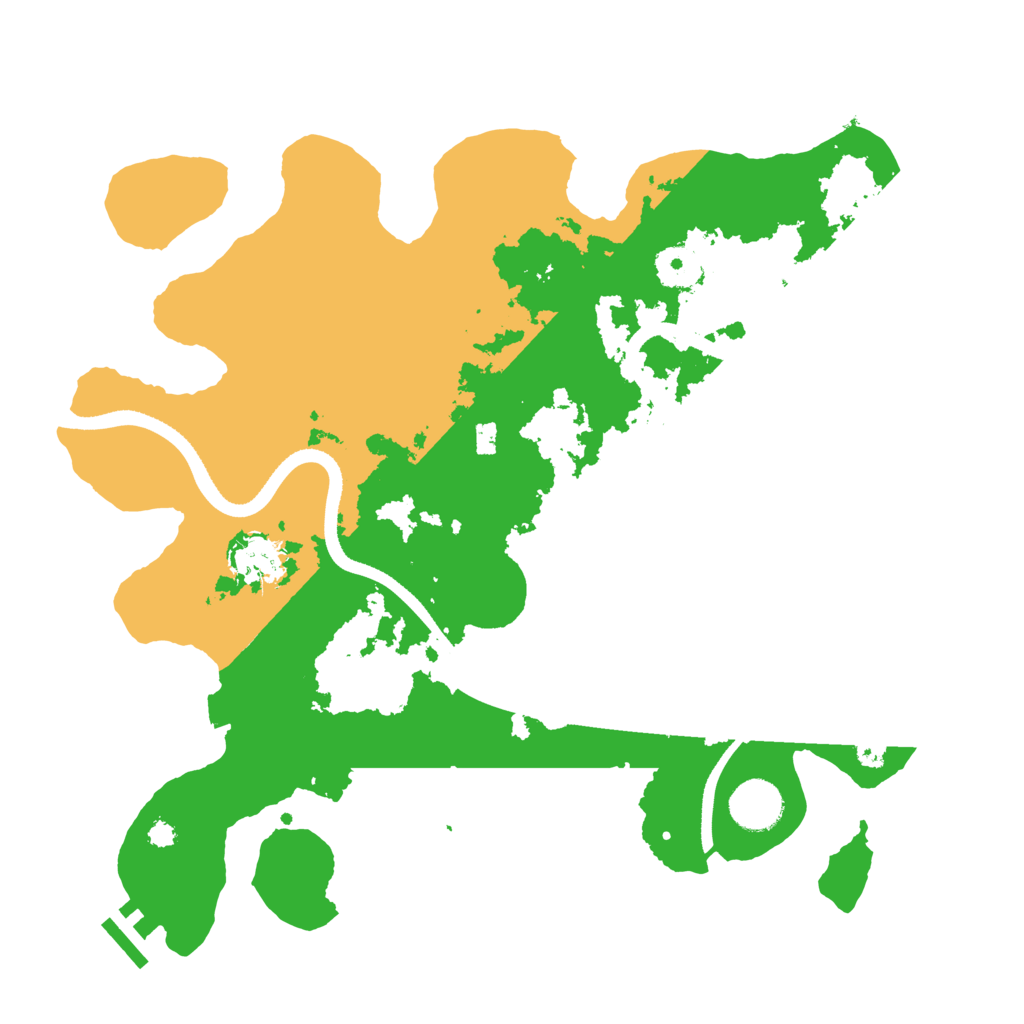 Biome Rust Map: Procedural Map, Size: 3500, Seed: 1471685751