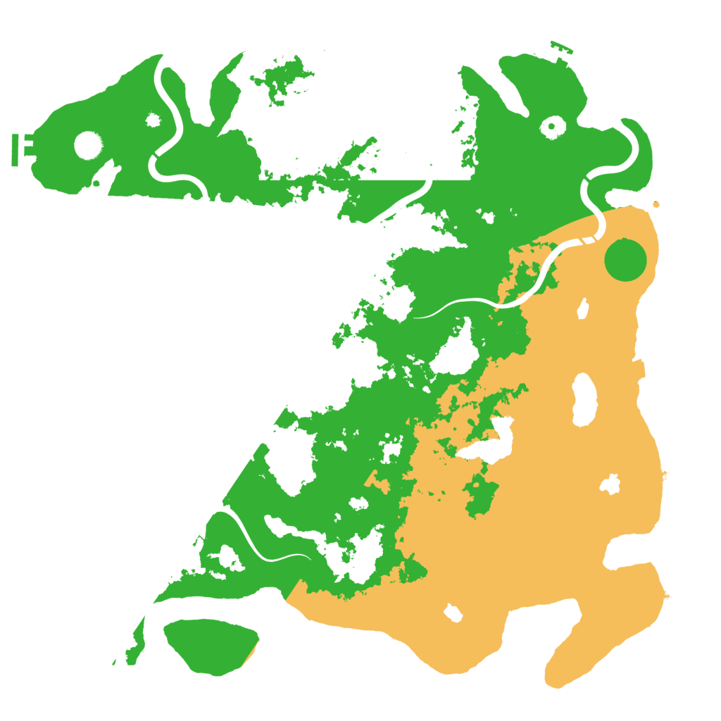 Biome Rust Map: Procedural Map, Size: 4500, Seed: 196684742