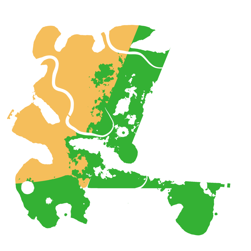 Biome Rust Map: Procedural Map, Size: 3500, Seed: 87023698