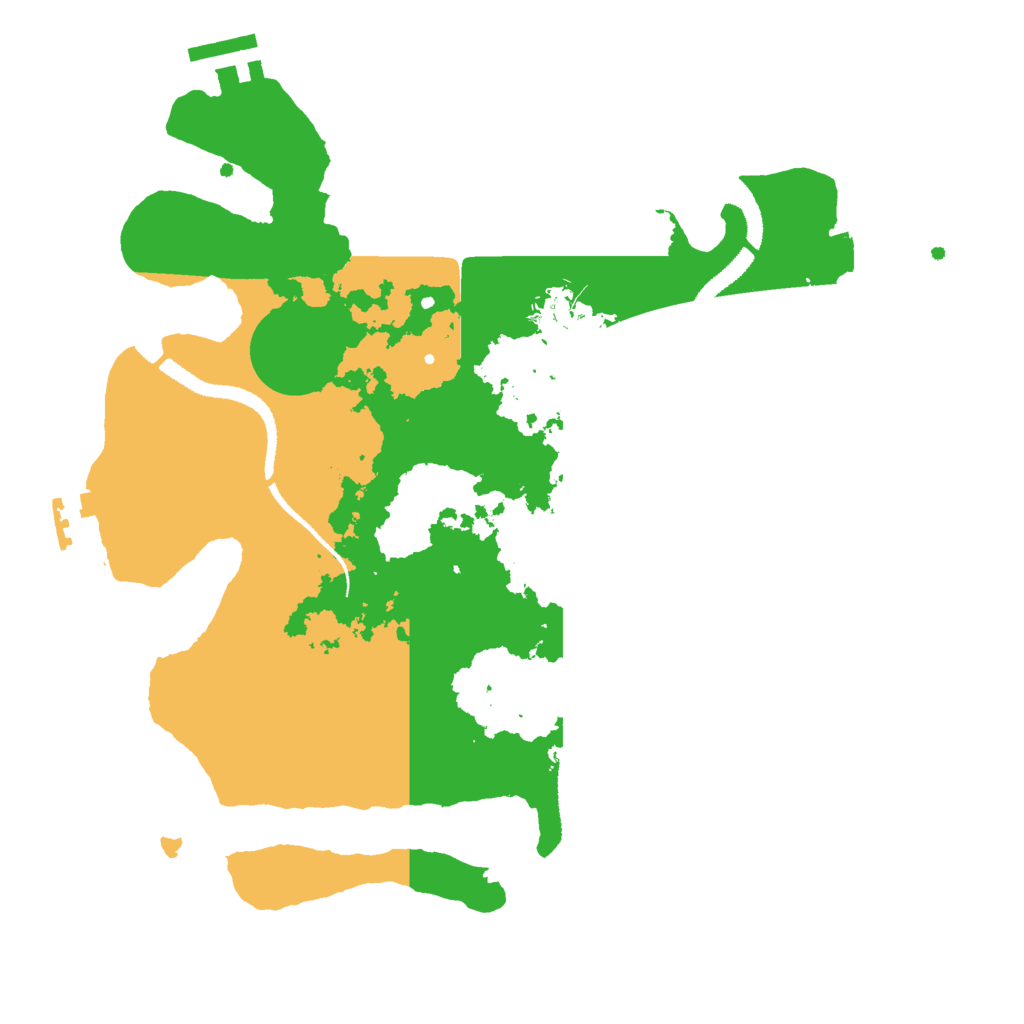 Biome Rust Map: Procedural Map, Size: 3000, Seed: 937057573