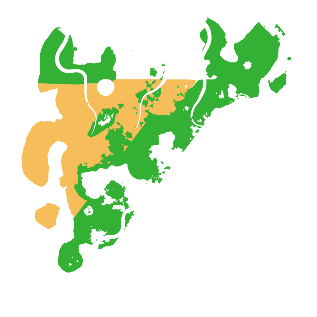 Biome Rust Map: Procedural Map, Size: 3500, Seed: 2140199968