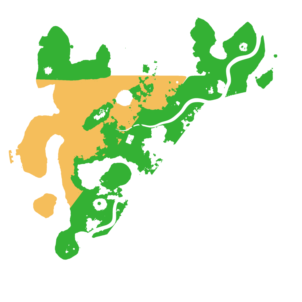 Biome Rust Map: Procedural Map, Size: 3500, Seed: 2140199968