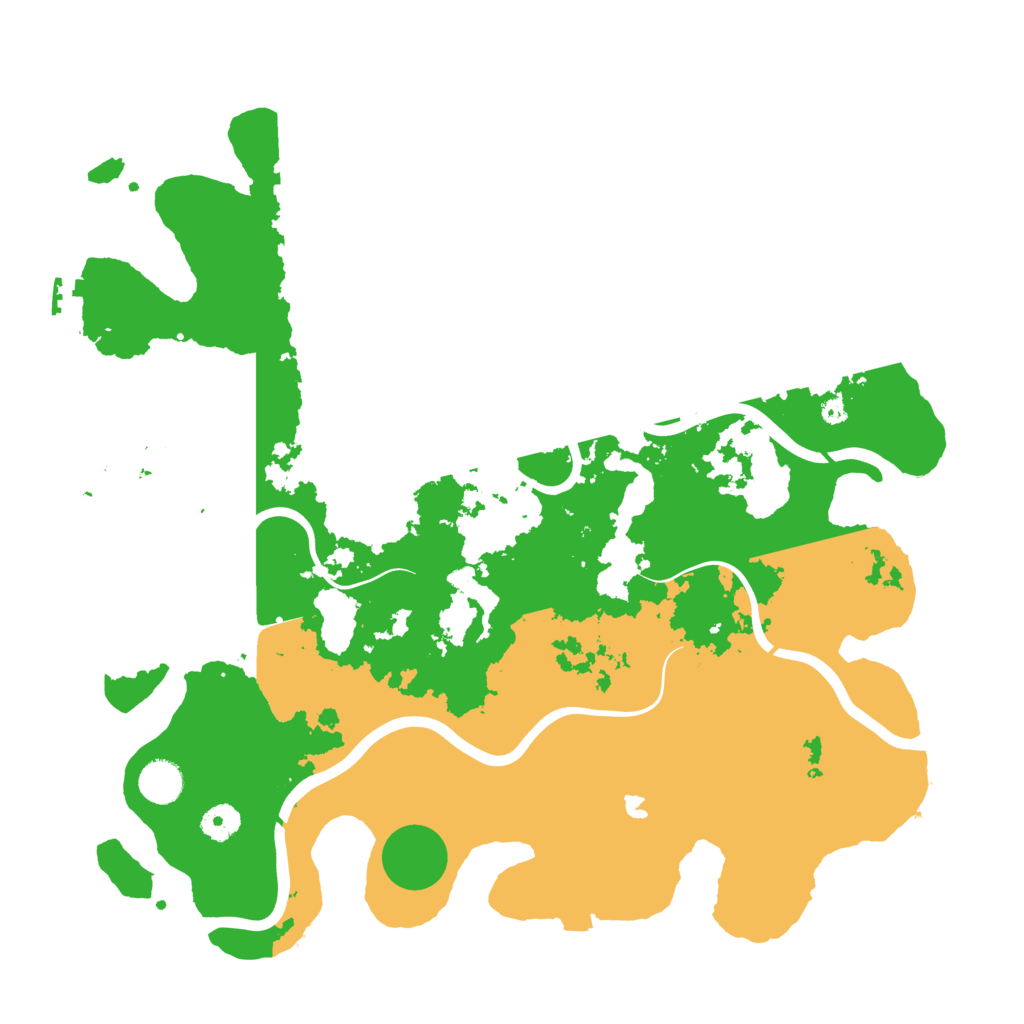 Biome Rust Map: Procedural Map, Size: 4135, Seed: 1