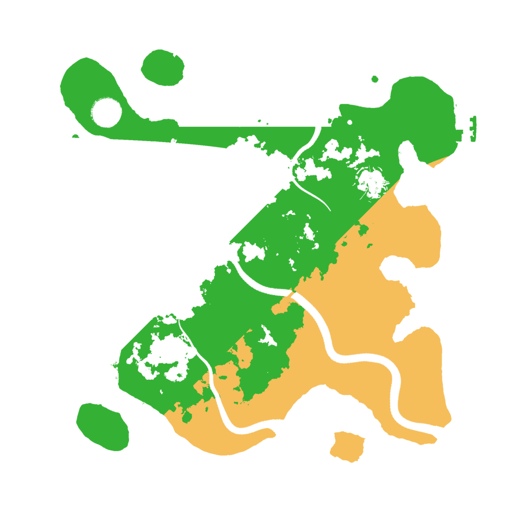 Biome Rust Map: Procedural Map, Size: 3000, Seed: 1878081994