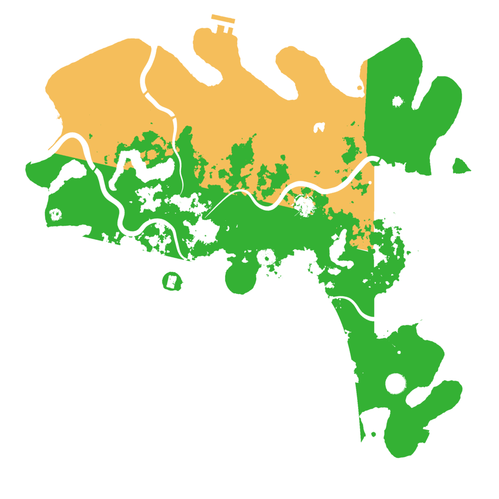 Biome Rust Map: Procedural Map, Size: 4250, Seed: 1199960848