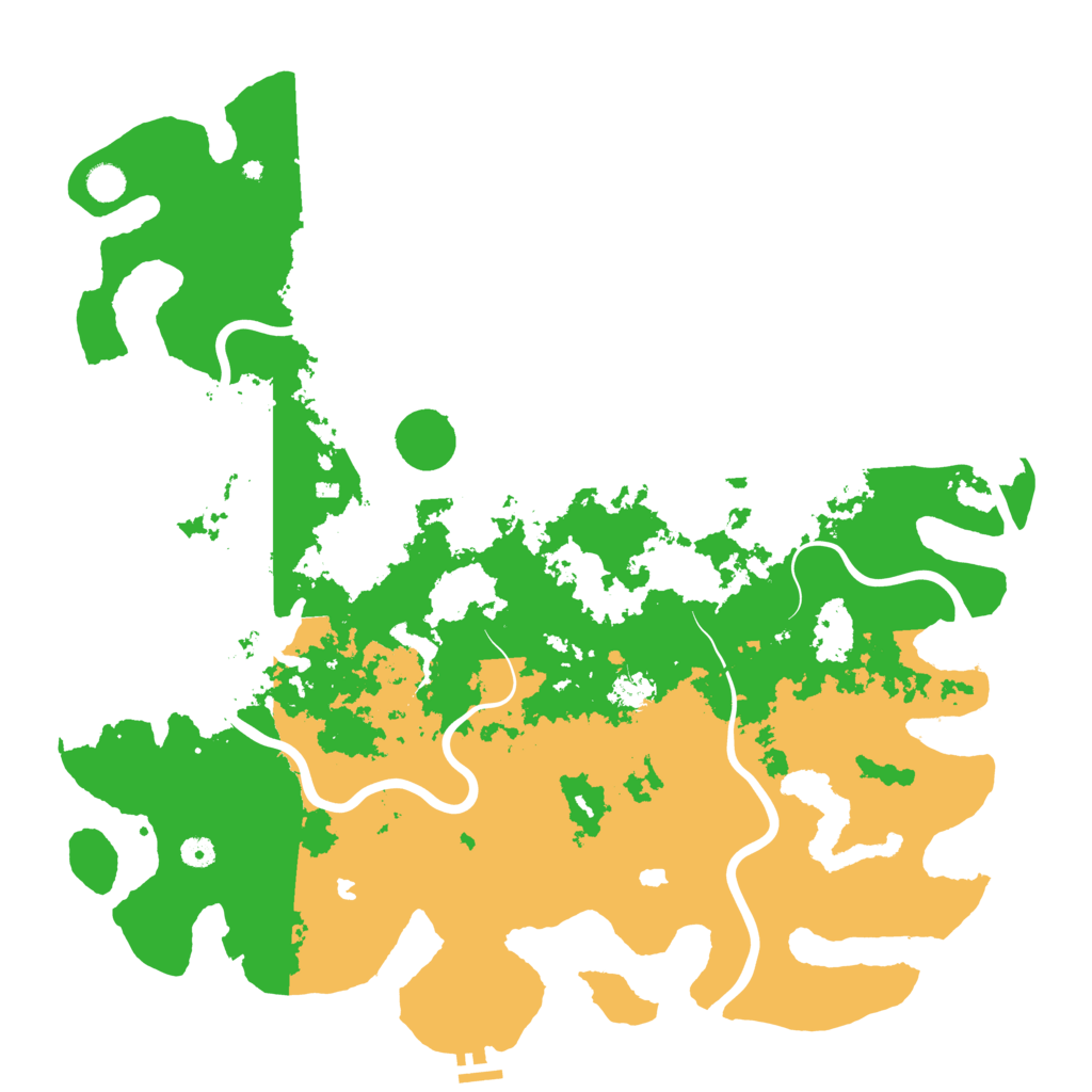 Biome Rust Map: Procedural Map, Size: 5000, Seed: 1665241458