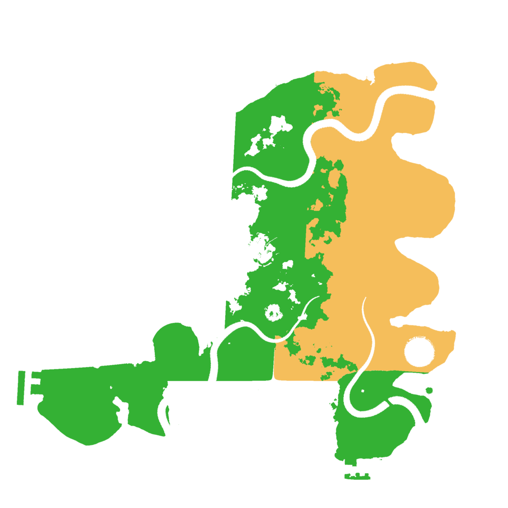 Biome Rust Map: Procedural Map, Size: 3000, Seed: 1957054998