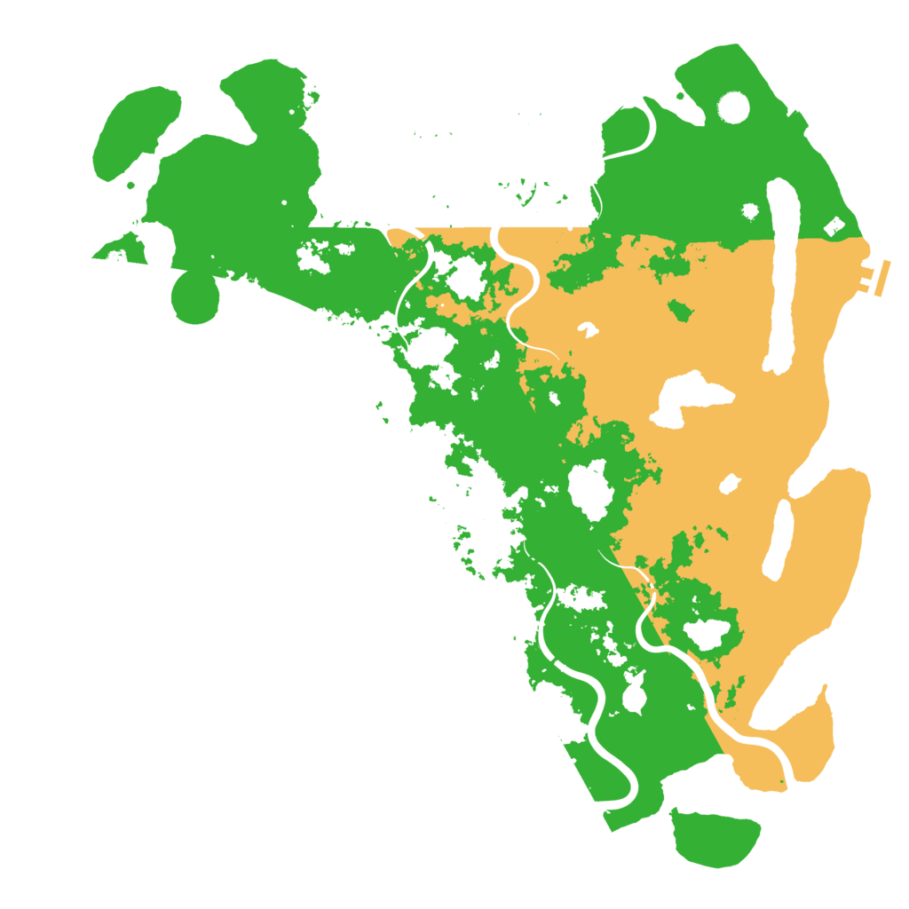 Biome Rust Map: Procedural Map, Size: 5000, Seed: 7501918
