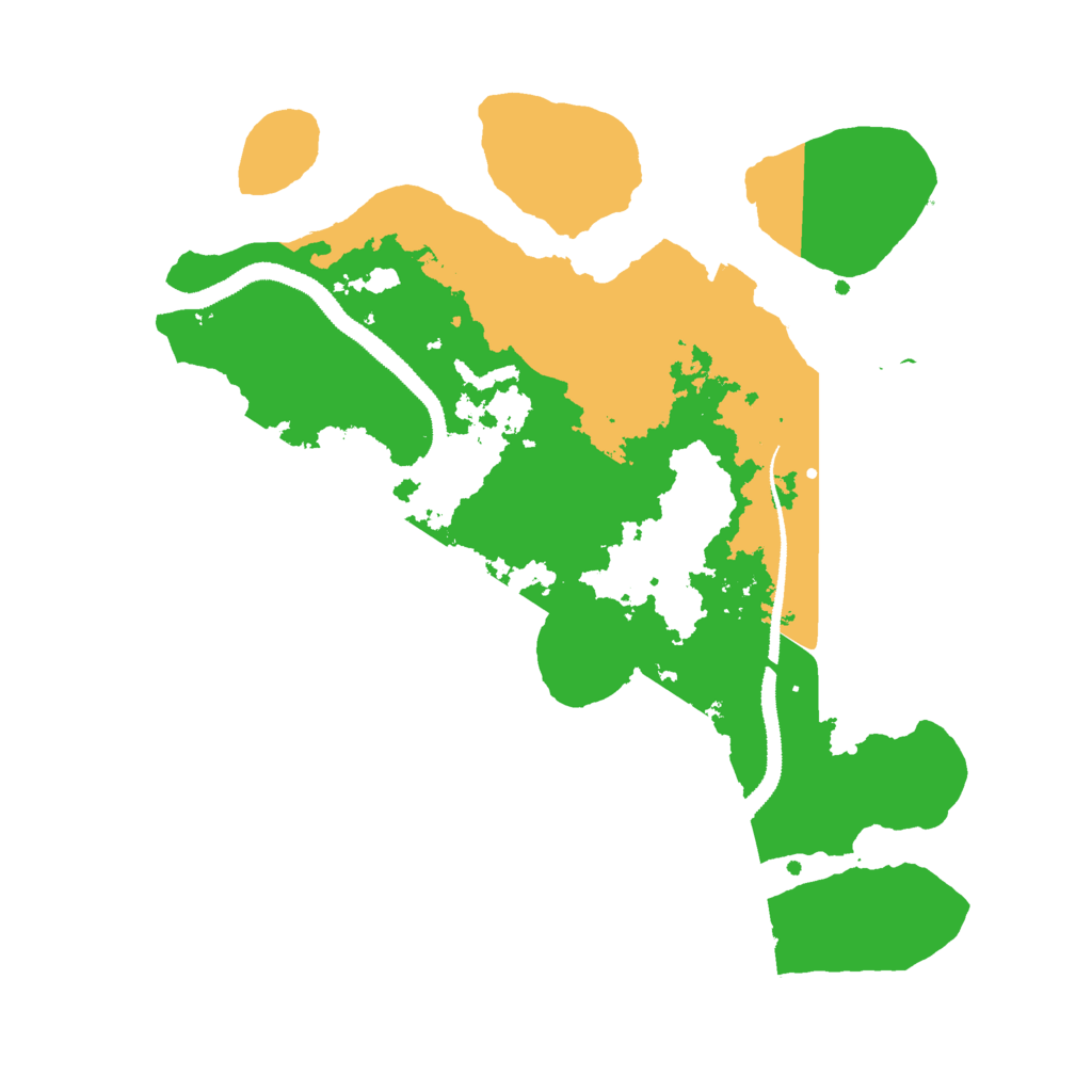 Biome Rust Map: Procedural Map, Size: 3000, Seed: 1827404691