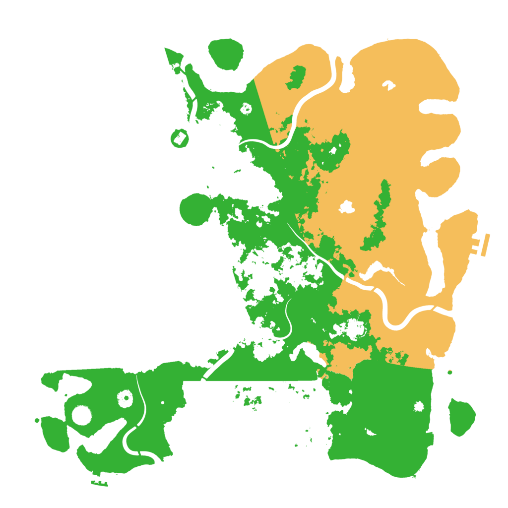 Biome Rust Map: Procedural Map, Size: 4500, Seed: 969694286