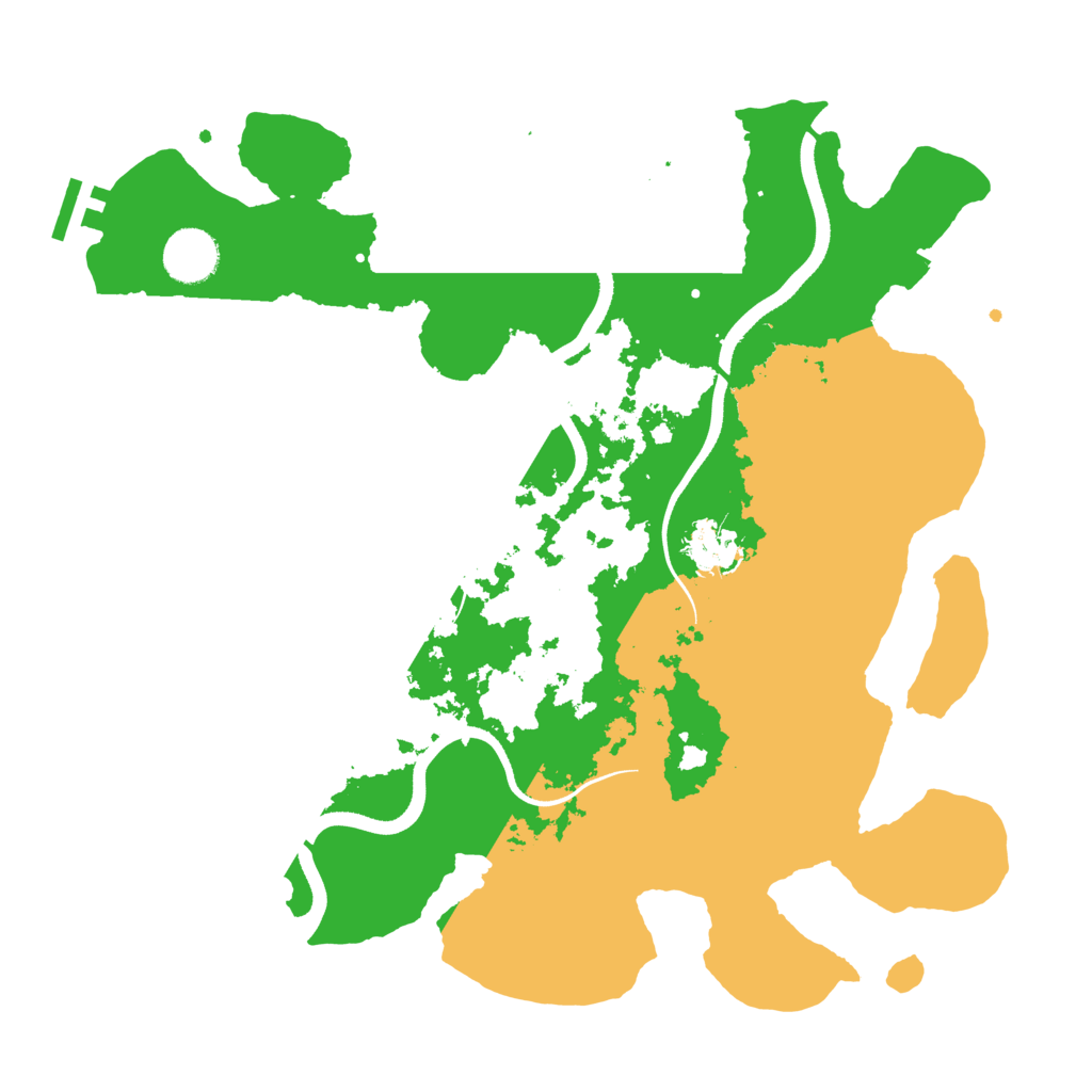 Biome Rust Map: Procedural Map, Size: 3500, Seed: 648266