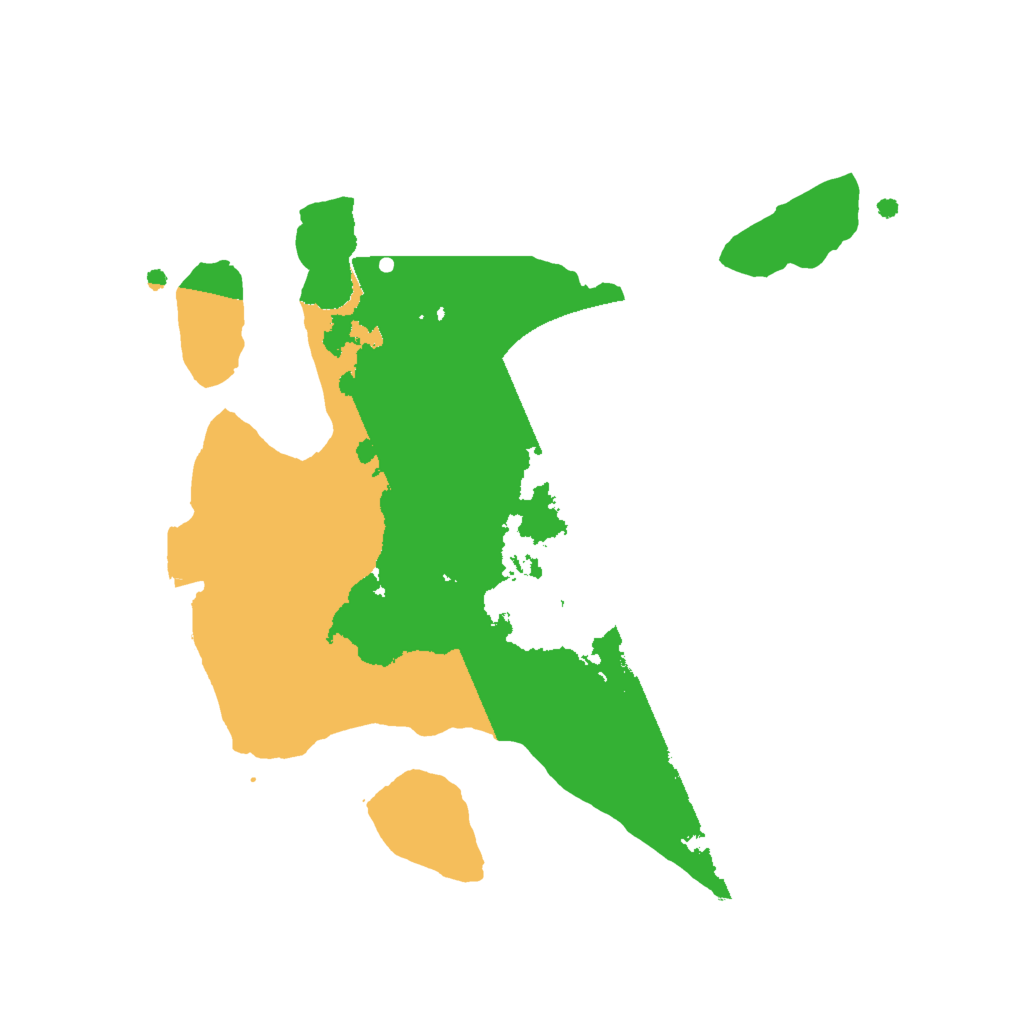 Biome Rust Map: Procedural Map, Size: 2000, Seed: 735686884