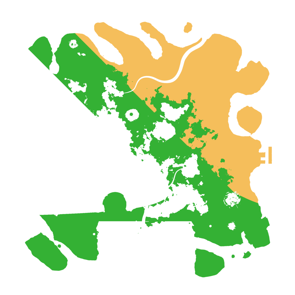 Biome Rust Map: Procedural Map, Size: 3500, Seed: 1344402090
