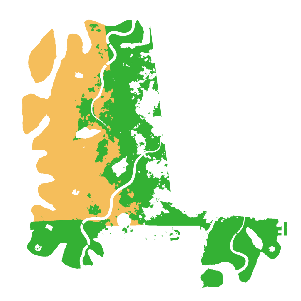 Biome Rust Map: Procedural Map, Size: 4500, Seed: 307803502