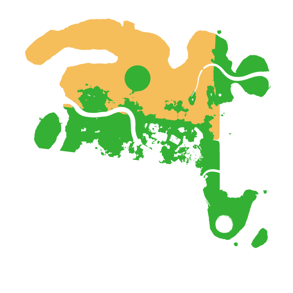 Biome Rust Map: Procedural Map, Size: 3000, Seed: 648271