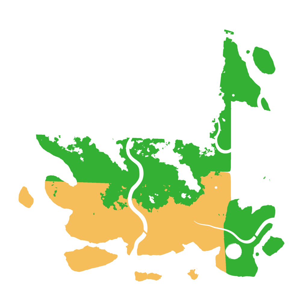 Biome Rust Map: Procedural Map, Size: 3500, Seed: 1783690070