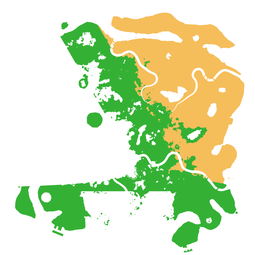Biome Rust Map: Procedural Map, Size: 4500, Seed: 602880018