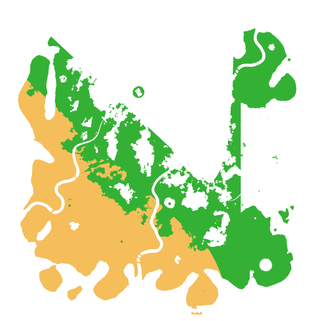 Biome Rust Map: Procedural Map, Size: 4500, Seed: 669640033