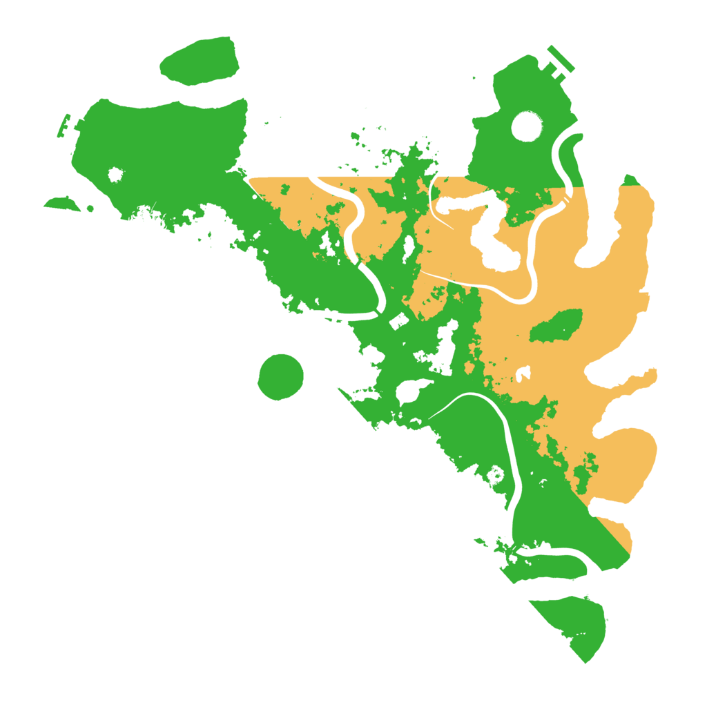 Biome Rust Map: Procedural Map, Size: 4250, Seed: 1121733538