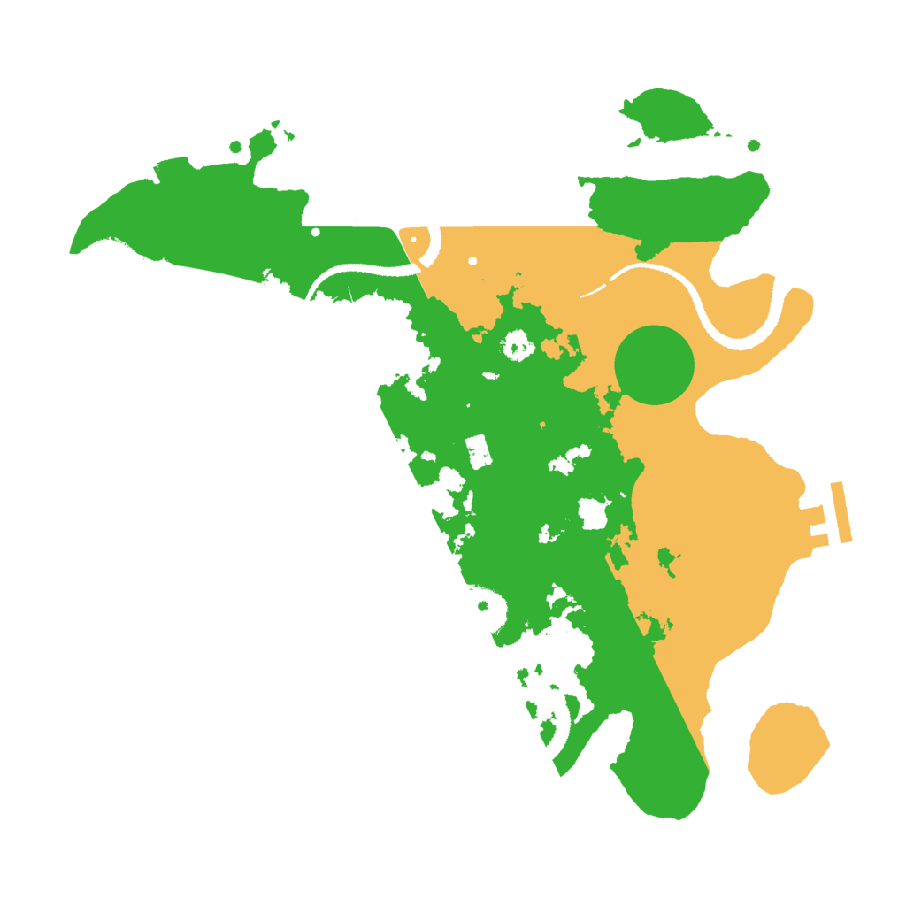 Biome Rust Map: Procedural Map, Size: 3000, Seed: 1026