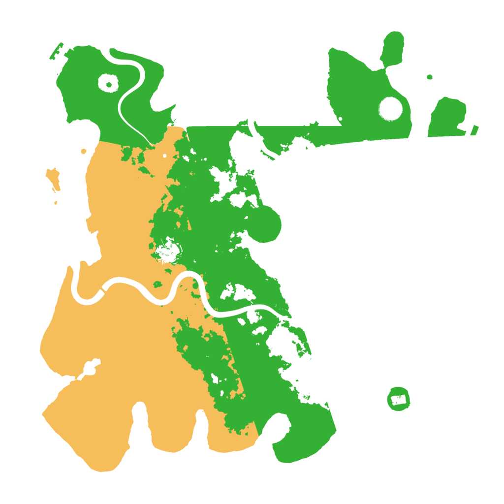 Biome Rust Map: Procedural Map, Size: 3800, Seed: 5433