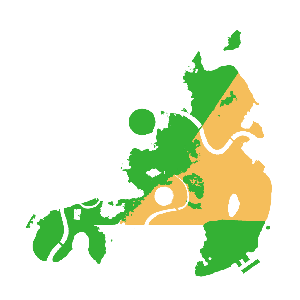 Biome Rust Map: Procedural Map, Size: 3000, Seed: 508358619