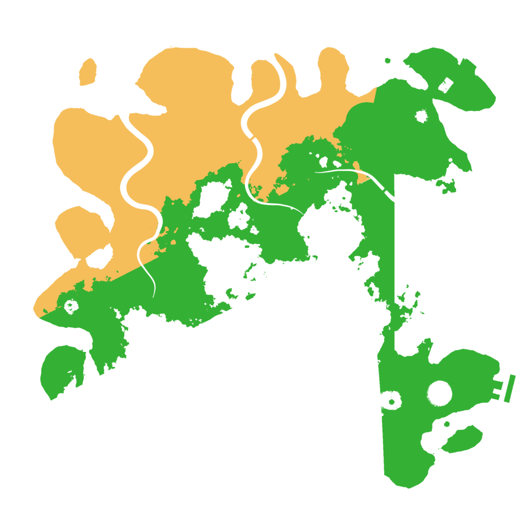 Biome Rust Map: Procedural Map, Size: 3800, Seed: 567567