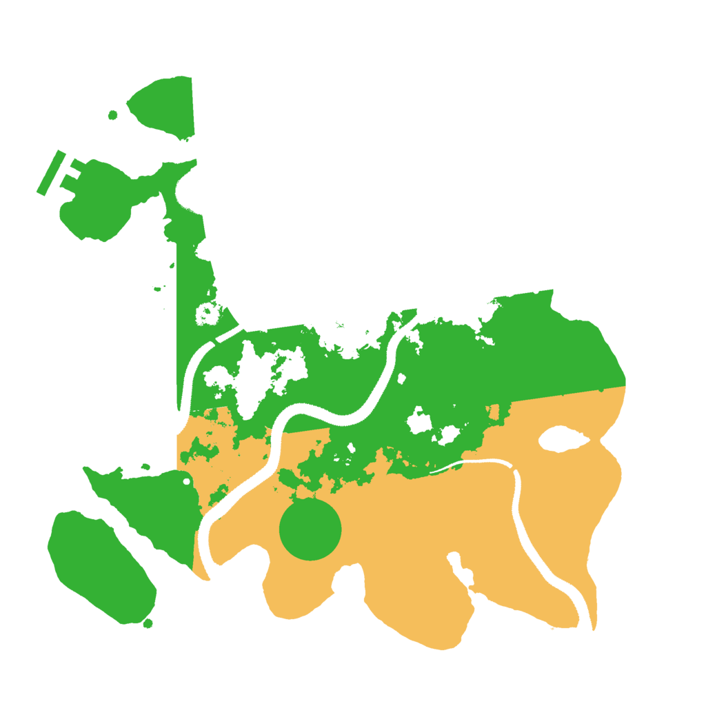 Biome Rust Map: Procedural Map, Size: 3000, Seed: 8762