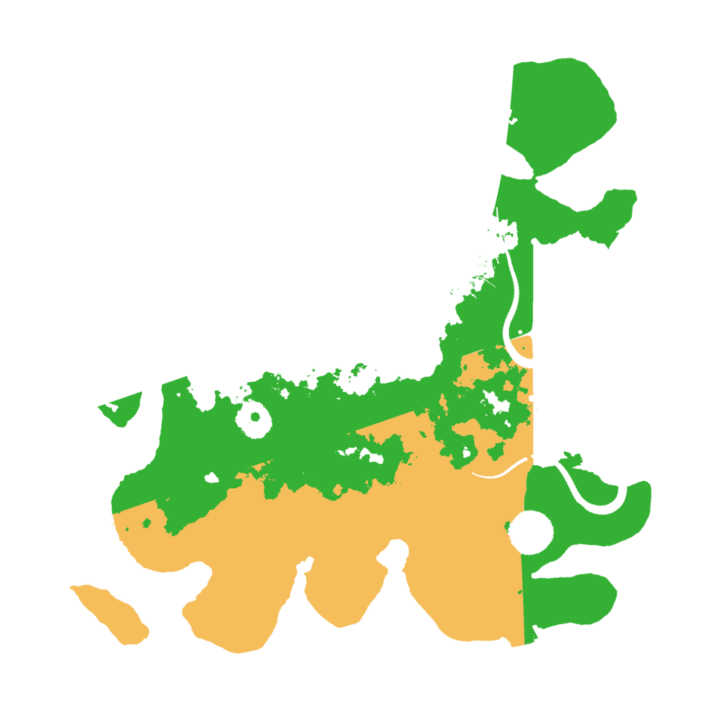 Biome Rust Map: Procedural Map, Size: 3000, Seed: 17588