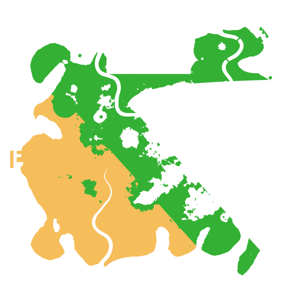 Biome Rust Map: Procedural Map, Size: 3500, Seed: 680174757