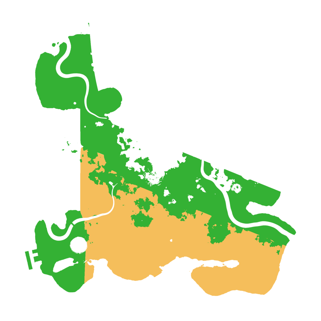 Biome Rust Map: Procedural Map, Size: 3500, Seed: 1514288081