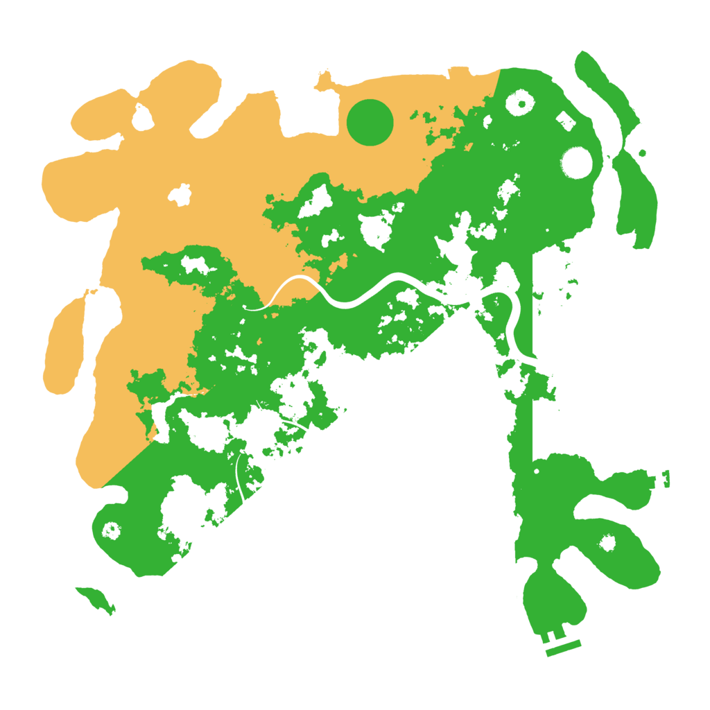 Biome Rust Map: Procedural Map, Size: 4000, Seed: 240402204