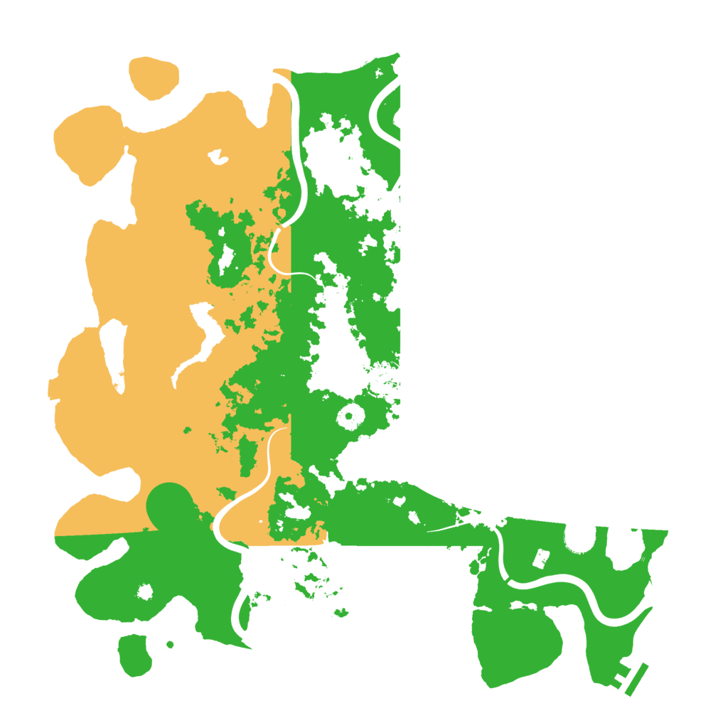 Biome Rust Map: Procedural Map, Size: 4100, Seed: 84878467