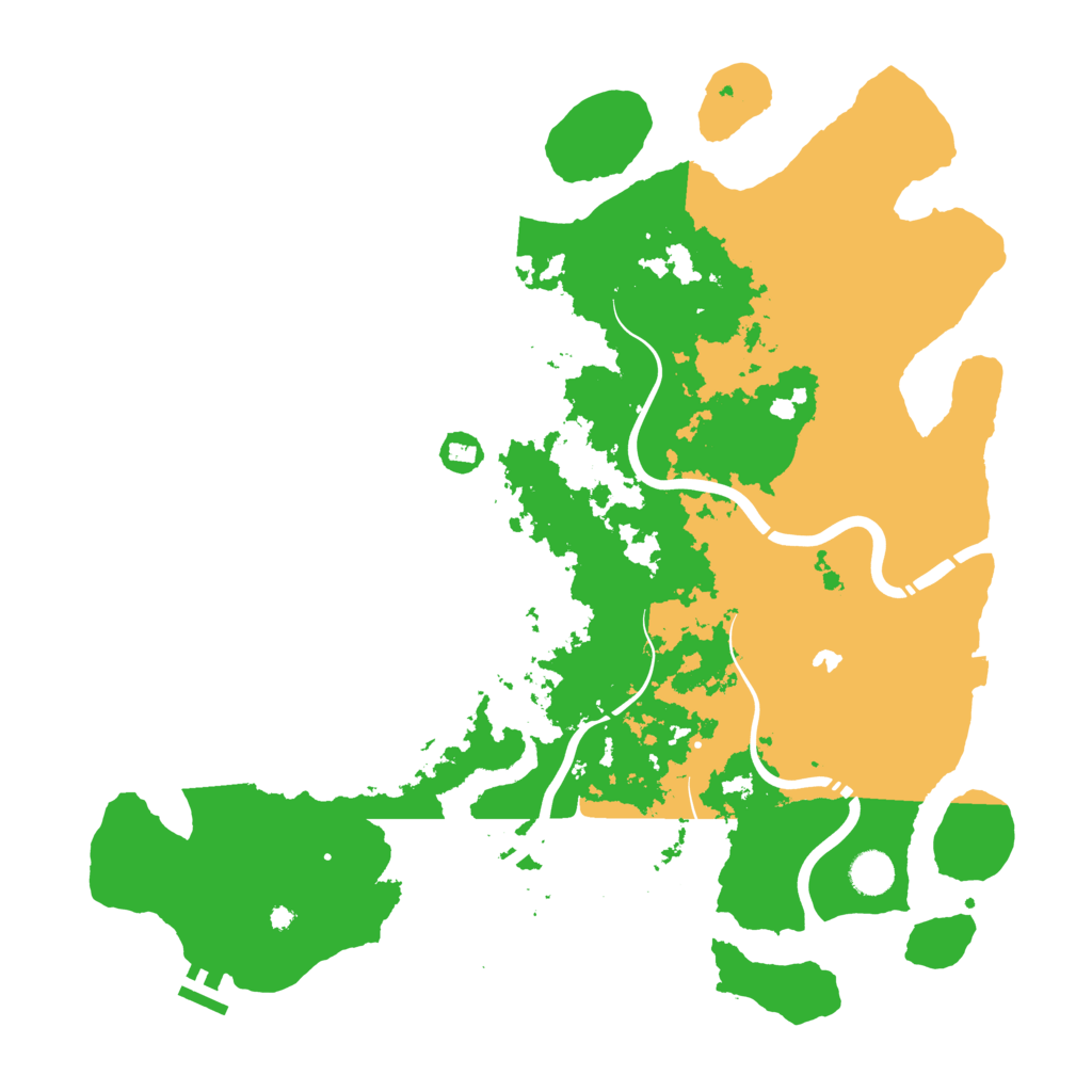 Biome Rust Map: Procedural Map, Size: 4300, Seed: 41724900