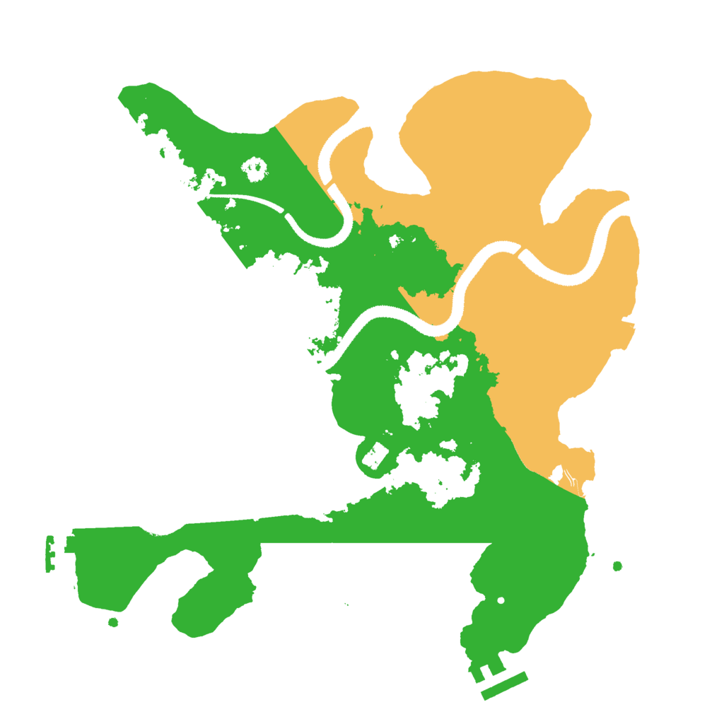Biome Rust Map: Procedural Map, Size: 3000, Seed: 120014832