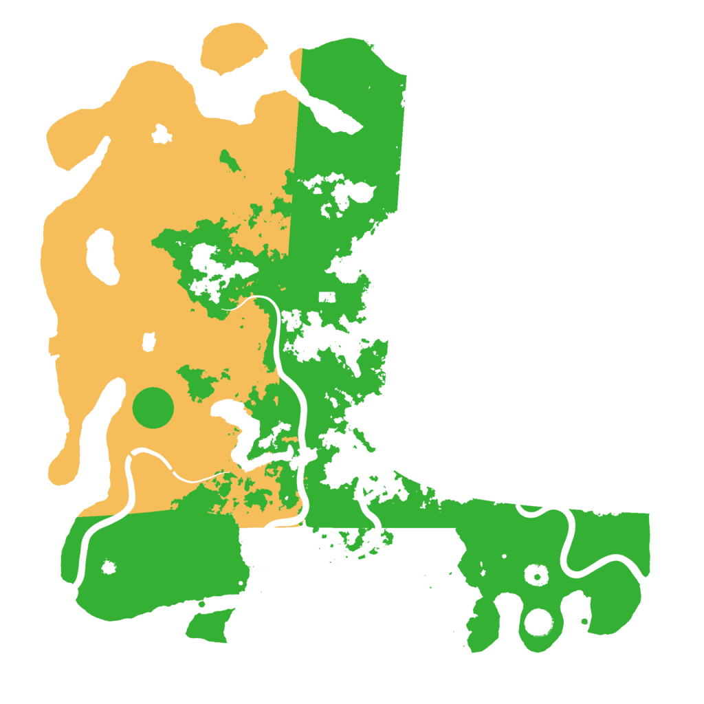 Biome Rust Map: Procedural Map, Size: 4500, Seed: 2105994352