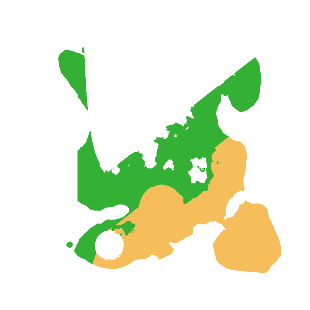 Biome Rust Map: Procedural Map, Size: 2000, Seed: 1765891009