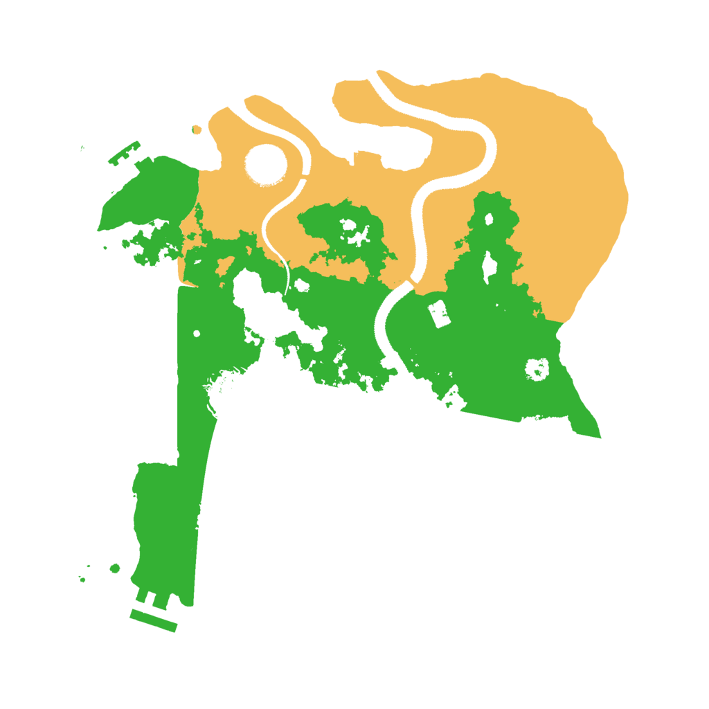 Biome Rust Map: Procedural Map, Size: 3000, Seed: 1040538213