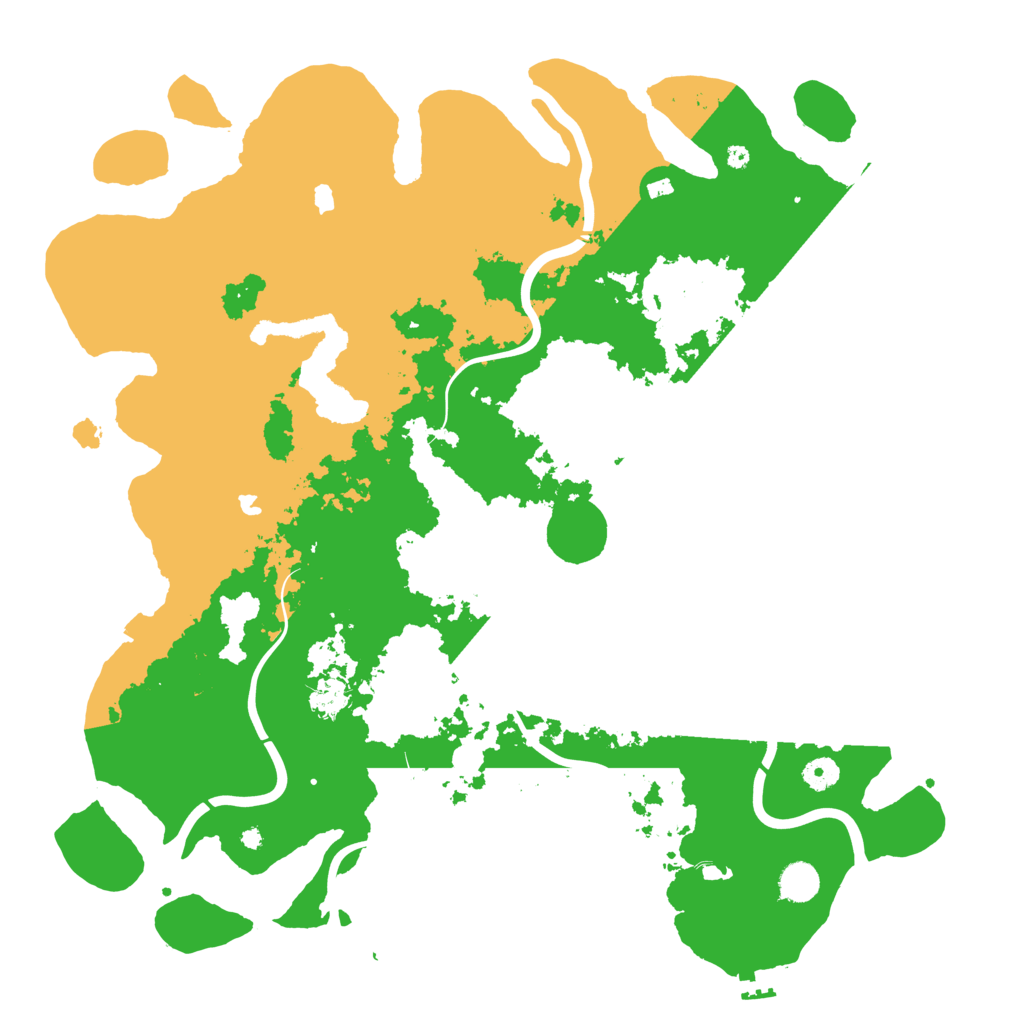 Biome Rust Map: Procedural Map, Size: 4500, Seed: 123604449