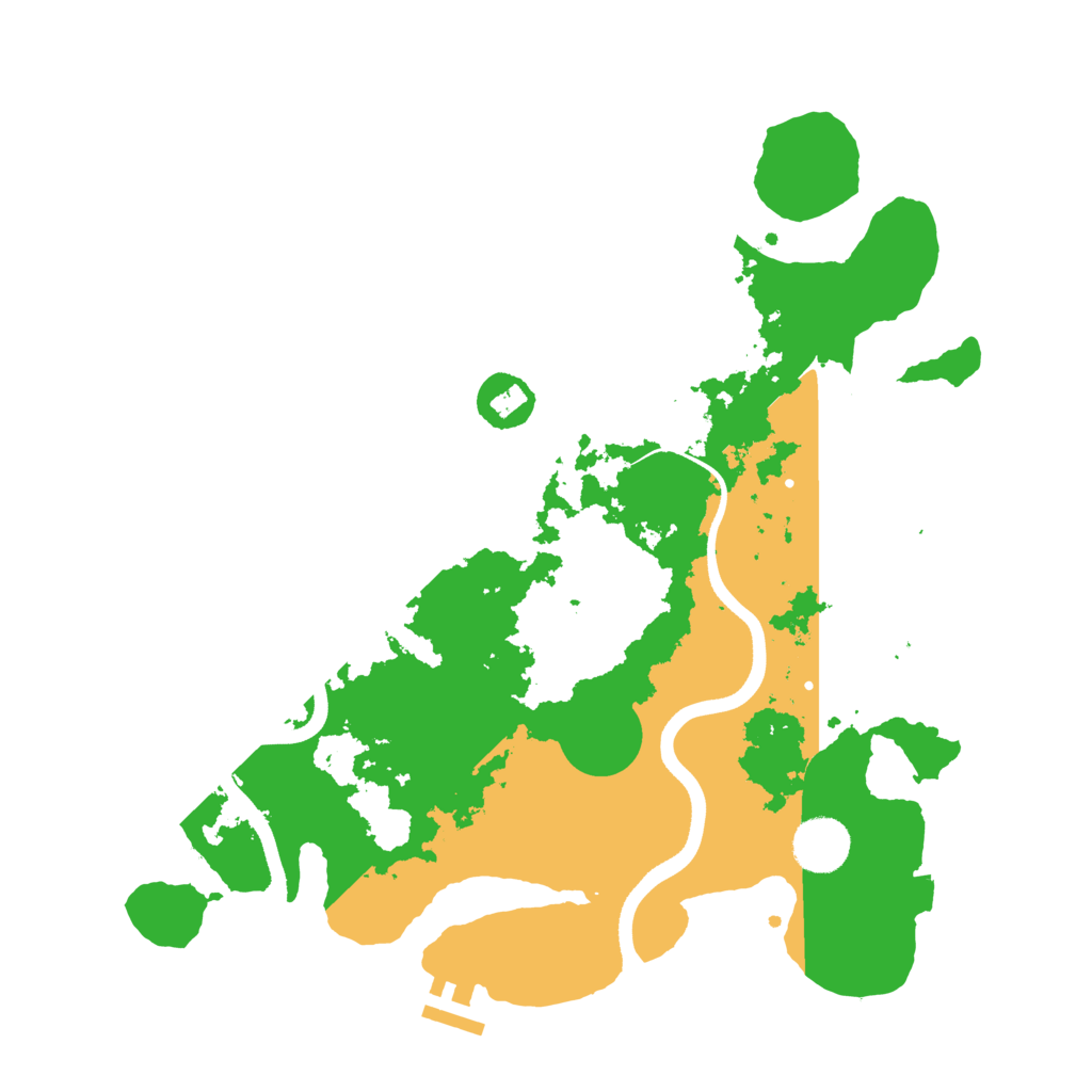 Biome Rust Map: Procedural Map, Size: 3500, Seed: 2026304388